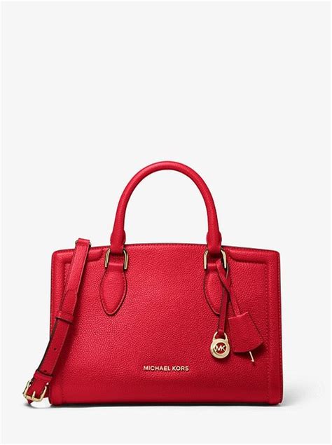 michael kors zoe satchel|Zoe Medium Pebbled Leather Satchel .